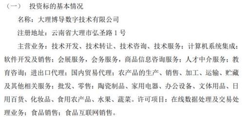 博导股份战略布局数字技术领域，拟投资500万设立全资子公司大理博导数字技术