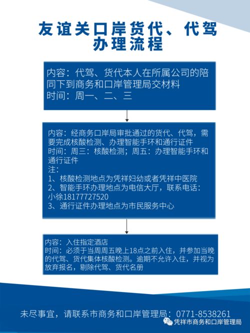 中越贸易通道友谊关口岸货代及国内贸易代理一站式办理流程指南